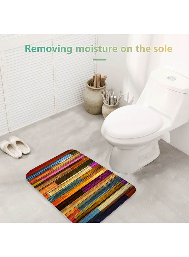 Non-Slip Flannel Floor Mat Multicolour 20x31inch  - Image 4