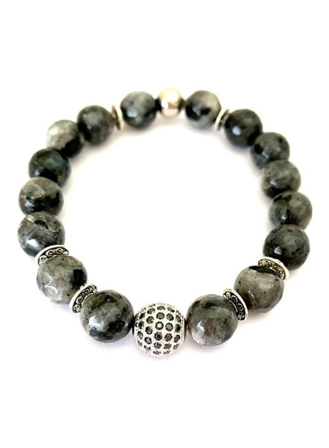 Miracle Empire Labradorite Zircons Bead Bracelet  - Image 1
