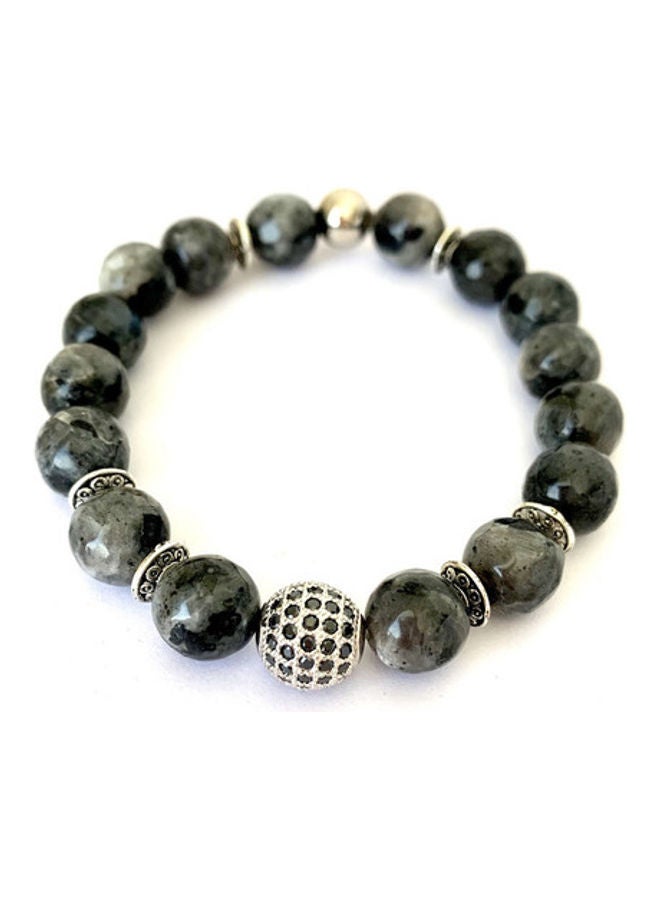 Miracle Empire Labradorite Zircons Bead Bracelet  - Image 2