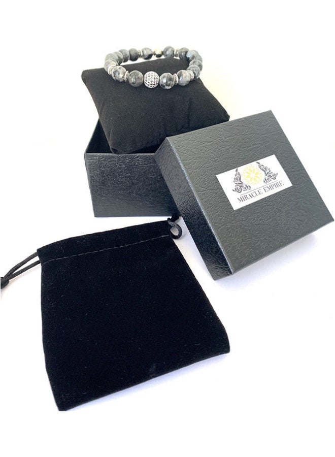 Miracle Empire Labradorite Zircons Bead Bracelet  - Image 3