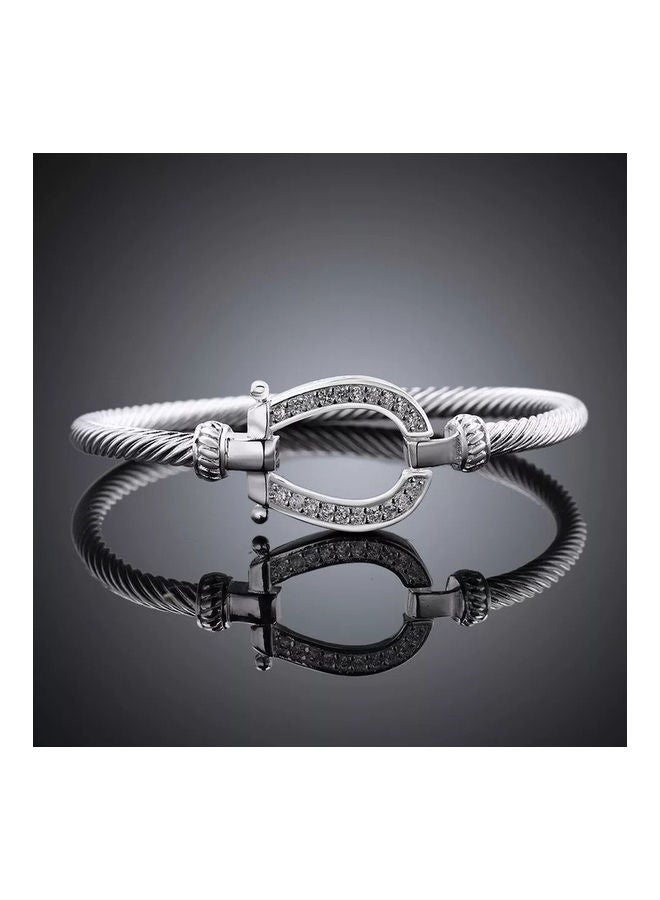 Miracle Empire 925 Sterling Silver Bangel Bracelet - Image 4