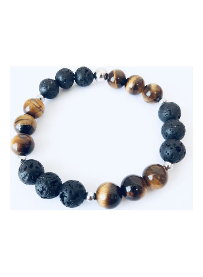 Miracle Empire Tiger Eye Volcanic Lava Hesitate Bracelet - Image 1