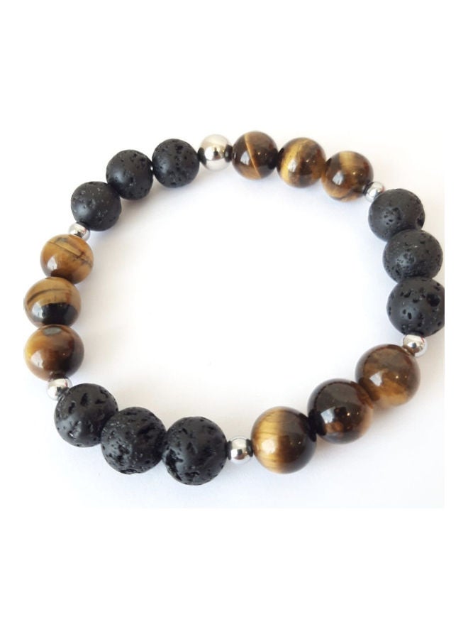 Miracle Empire Tiger Eye Volcanic Lava Hesitate Bracelet - Image 2