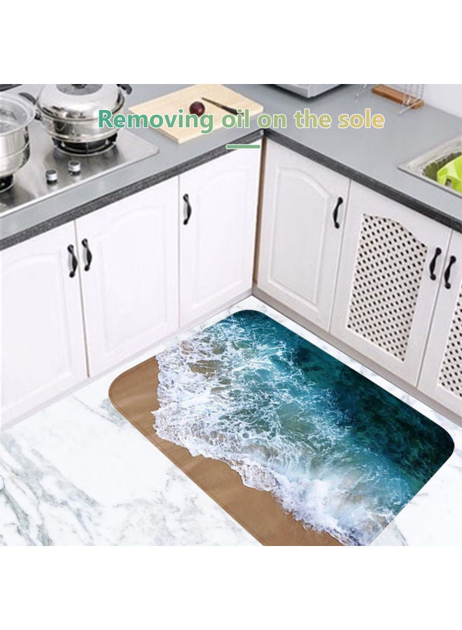 Non-Slip Flannel Floor Mat Multicolour 20x31inch  - Image 5