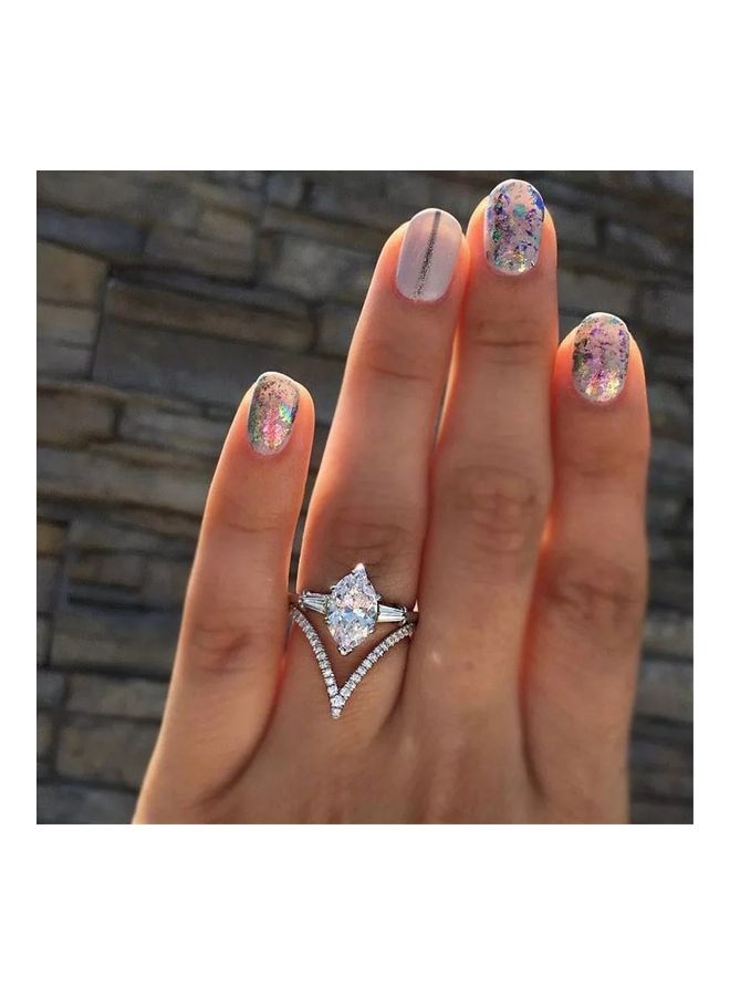 Miracle Empire Triangle Zircon Ring - Image 2