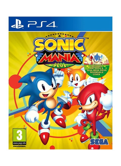 لعبة Sonic Mania Plus لجهاز الألعاب بلايستيشن 4 - مغامرة - بلاي ستيشن 4 (PS4)
