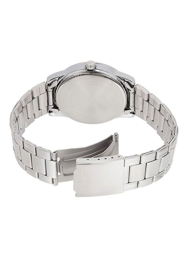 CASIO Men's Stainless Steel Analog Watch MTP-V001D-7BUDF - 38 mm - Silver - Image 2