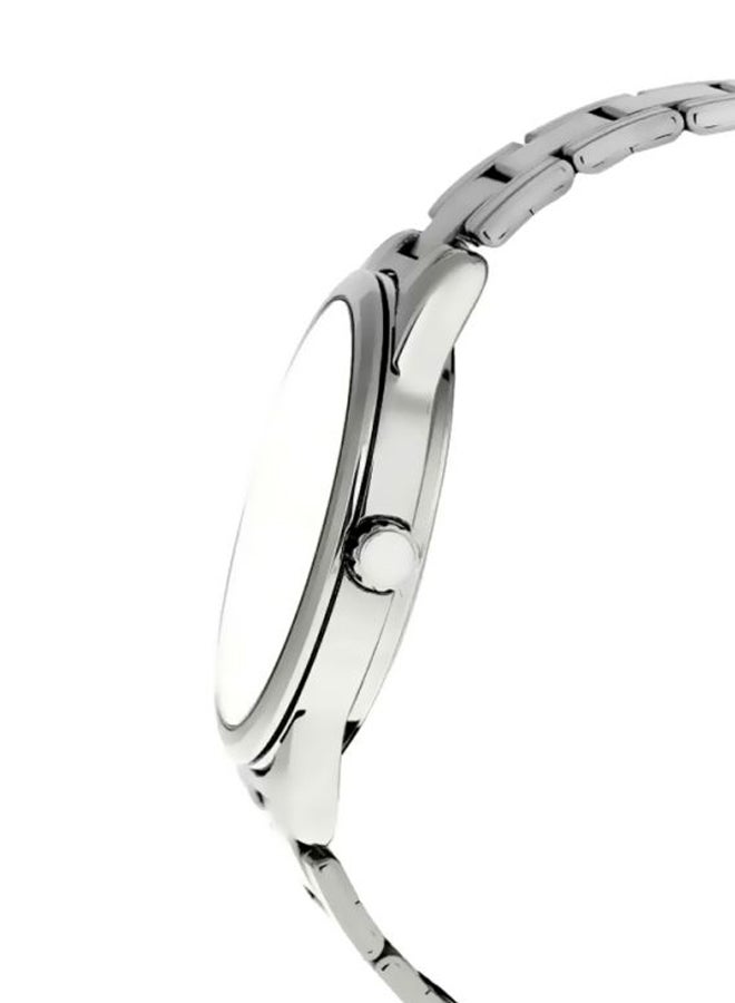 CASIO Men's Stainless Steel Analog Watch MTP-V001D-7BUDF - 38 mm - Silver - Image 3