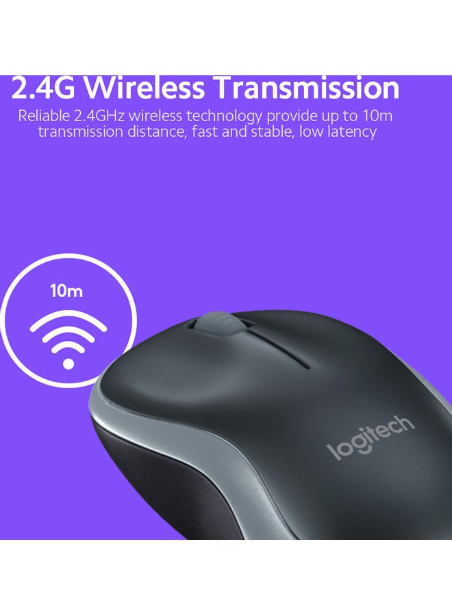 Logitech Wireless Office Ergonomic Symmetrical Mouse Grey  - Image 3