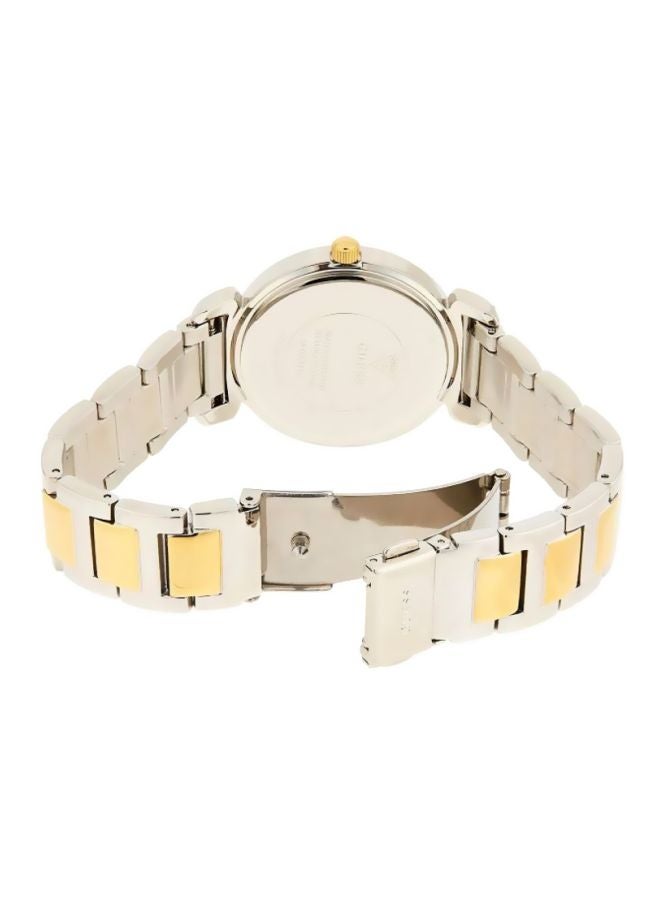 جس ساعة يد بعقارب مضادة للماء بسوار جلدي طراز W0831L3 للنساء - Image 2