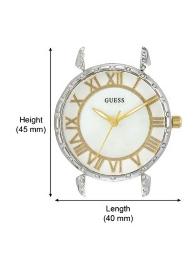 جس ساعة يد بعقارب مضادة للماء بسوار جلدي طراز W0831L3 للنساء - Image 5