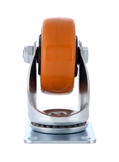 BMB tools Heavy Duty Double Ball Bearing Swivel Caster Wheel Silver/Orange 75mm  - Image 3