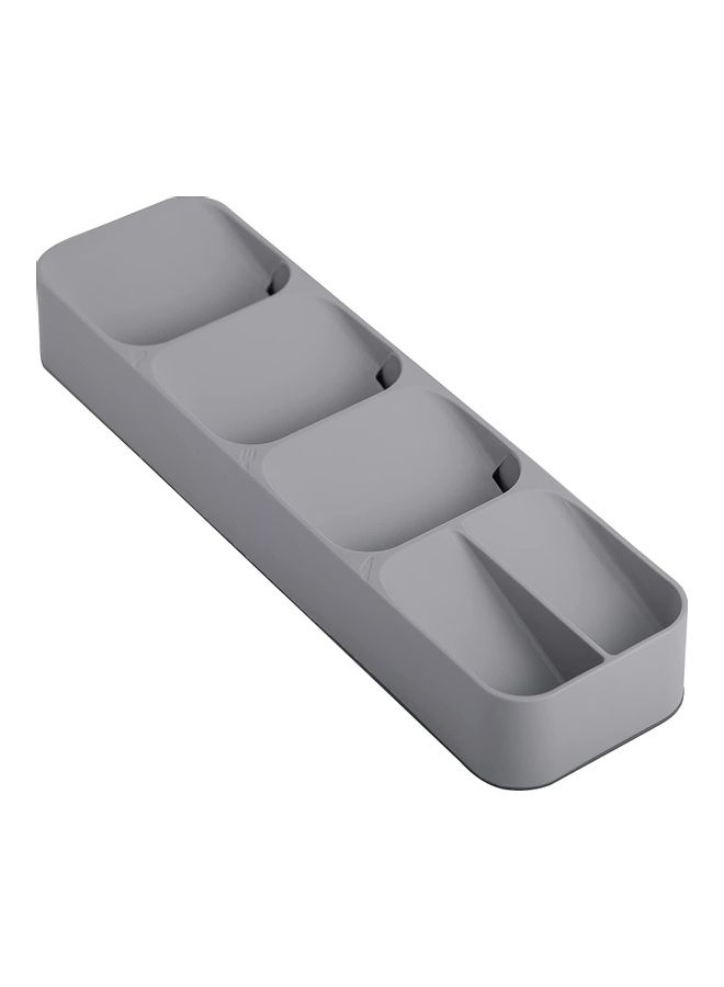 ZENHOME Kitchen Drawer Organizer Tray Grey - Image 1