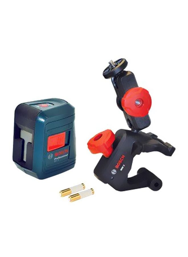 BOSCH - Self-Leveling Cross-Line Laser GLL 2-50 With Range 10m, Self-levelling Range ± 4°, Accuracy ± 0.5 mm And Tripod Thread 1/4 Blue/Black/Red - Image 1