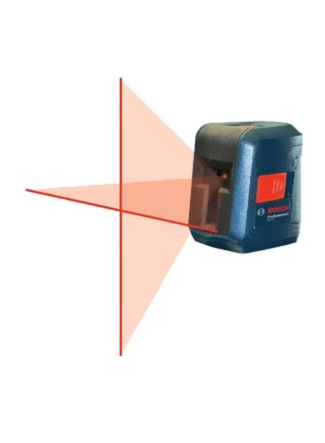 BOSCH - Self-Leveling Cross-Line Laser GLL 2-50 With Range 10m, Self-levelling Range ± 4°, Accuracy ± 0.5 mm And Tripod Thread 1/4 Blue/Black/Red - Image 1