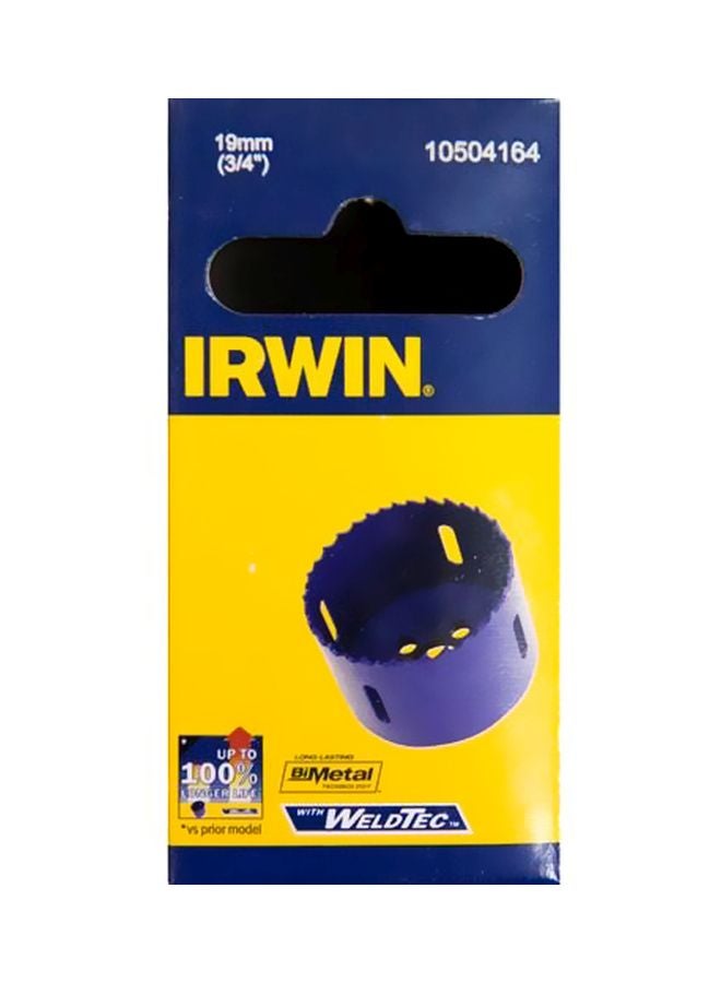 إيروين منشار ثقب متين مصنوع من نوعين من المعادن أزرق - Image 5