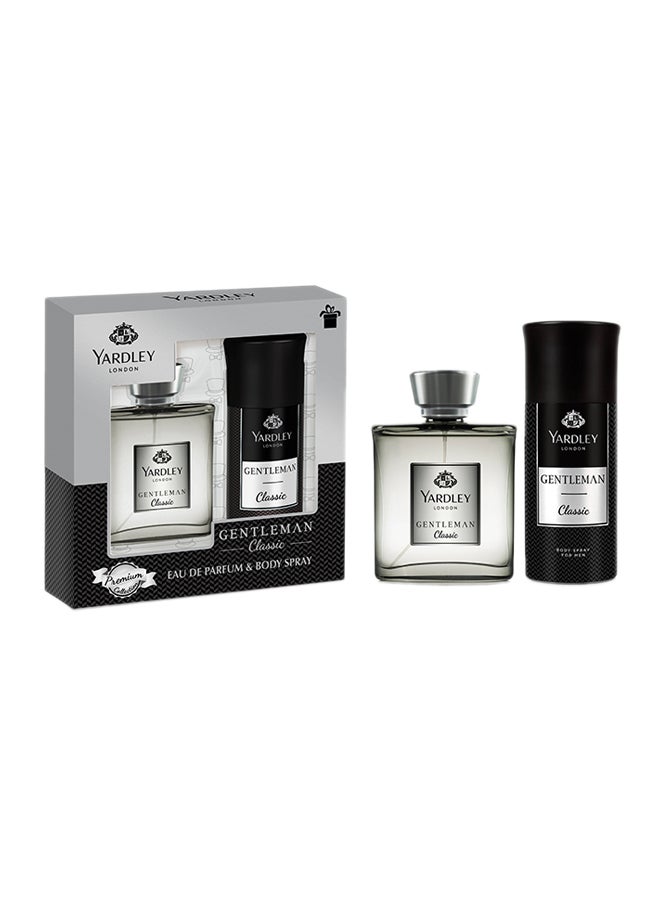 Yardley Gentleman Classic Eau De Perfume And Body Spray 100ml+150ml Pack of 2  - Image 1
