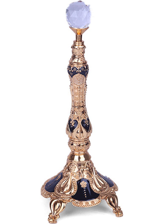 زهر منحوتة للزينة ذهبي/ أسود