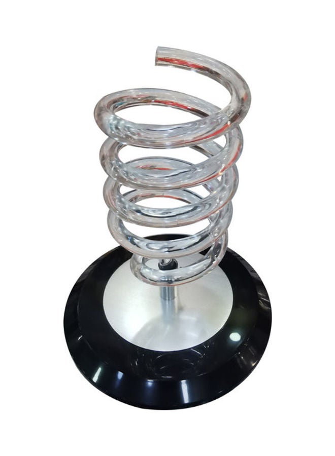Spiral Hair Dryer Stand Clear/Black - Image 3