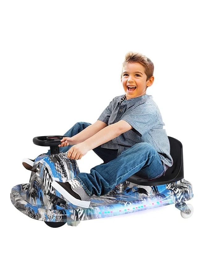 Cool Baby Drift Crazy Electric Scooter with Glare Light Band 79 x 51 x 27cm - Image 1
