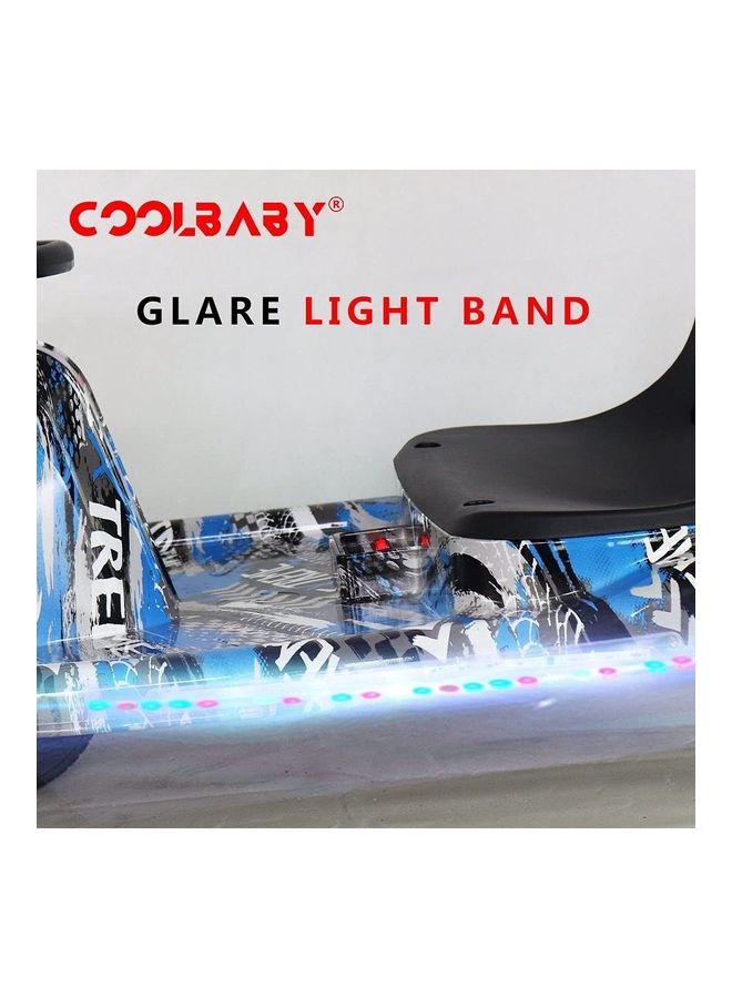 Cool Baby Drift Crazy Electric Scooter with Glare Light Band 79 x 51 x 27cm - Image 3