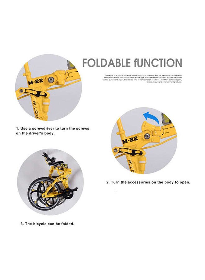 Alloy Folding Attractive Unique Design High Quality Mountain Single Speed Bike 20x13cm