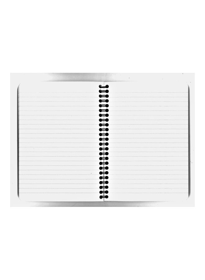 كلايرفونتاين دفتر ملاحظات مفرد ومسطر بسلك حلزوني لون أسود - Image 2