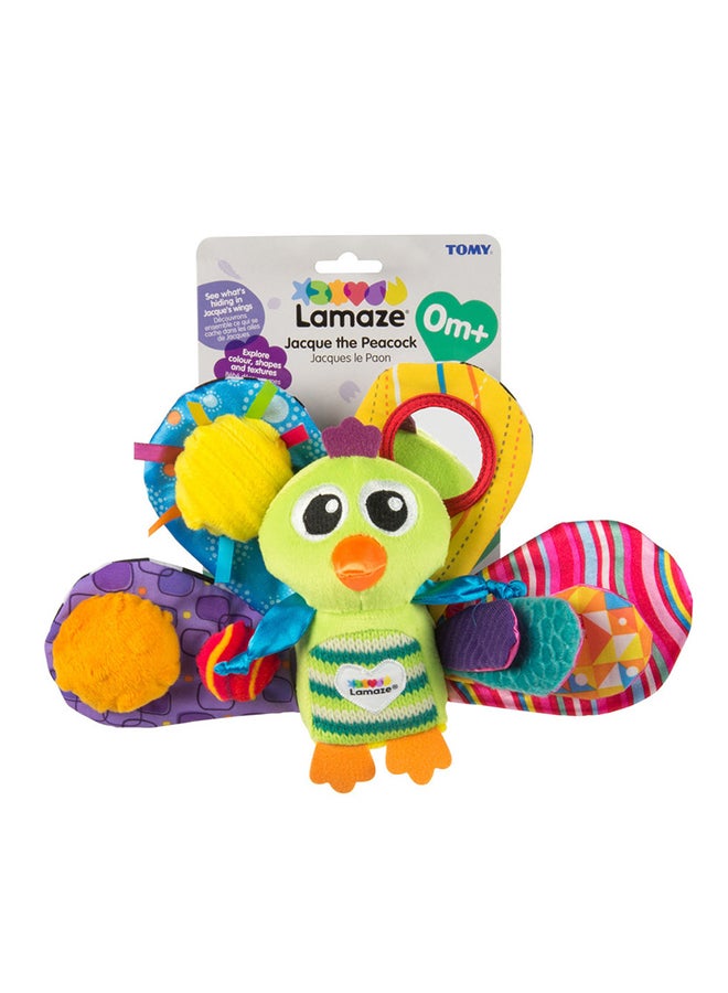 Lamaze Jacques the Peacock Development Stroller Toy - Image 2