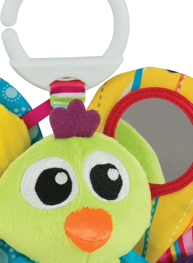 Lamaze Jacques the Peacock Development Stroller Toy - Image 4