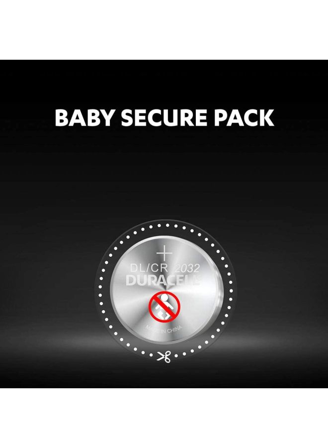 دوراسيل طقم بطاريات ليثيوم فائقة القدرة بحجم العملة المعدنية مكون من قطعتين فضي - Image 4