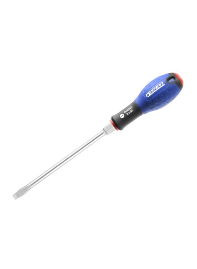 EXPERT Screwdriver Slotted Mechanics With Round Chrome Plated Blade Blue/Silver/Black - Image 2