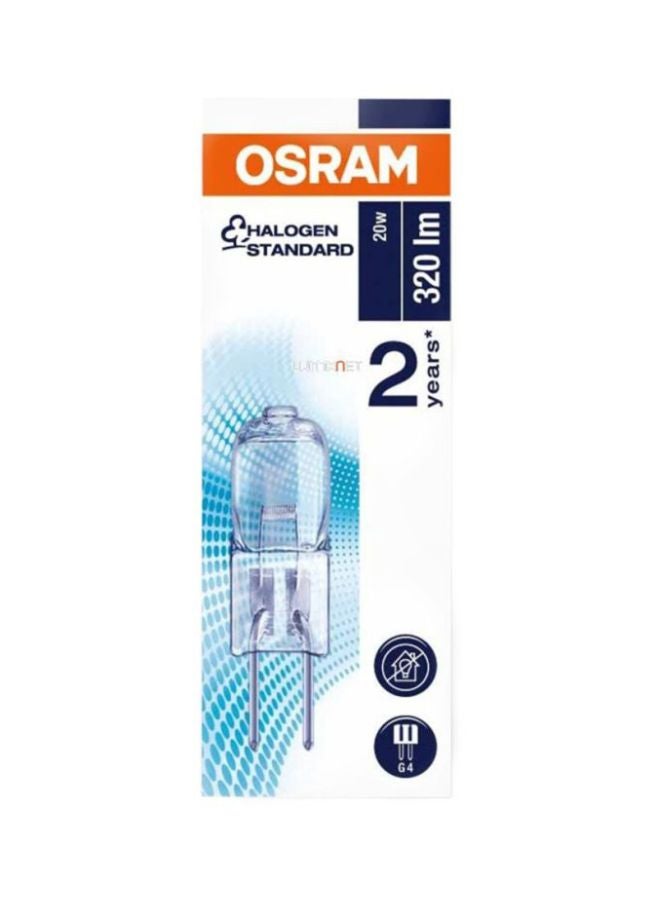 OSRAM Halogen Standard Capsule Bulb Silver/White - Image 2