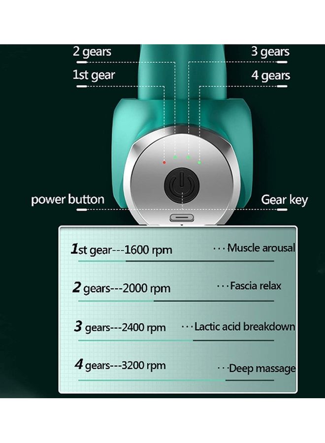 XiuWoo Foldable Mini Massage Gun Set For Deep Tissue Relaxation - Image 3