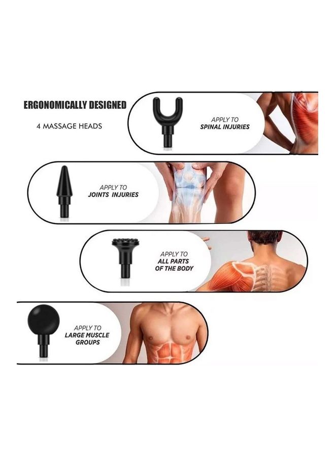 XiuWoo Foldable Mini Massage Gun Set For Deep Tissue Relaxation - Image 4