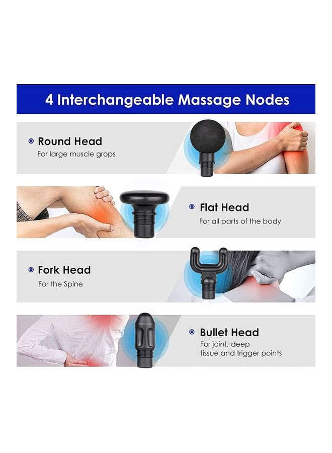 XiuWoo 4-Head Mini Massage Gun Set - Image 4