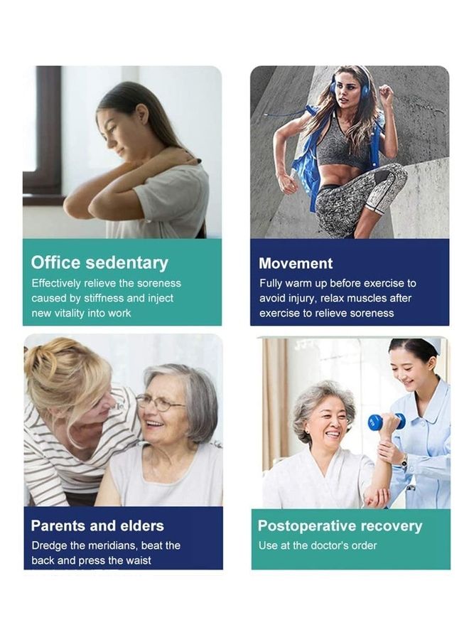 XiuWoo 4-Head Mini Massage Gun Set - Image 3