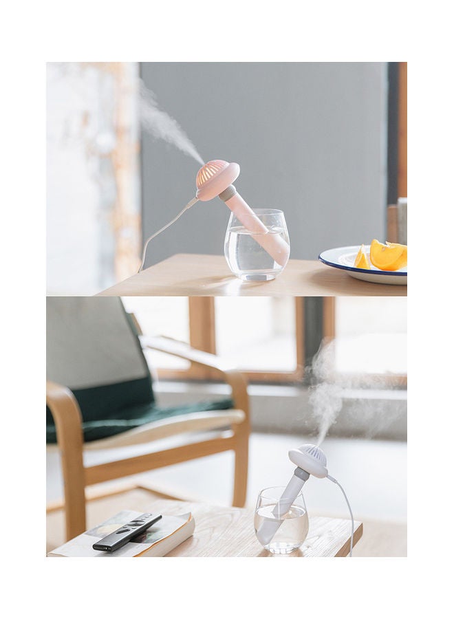 AnneFish - Portable UFO Shaped Humidifier With Light Pink - Image 1