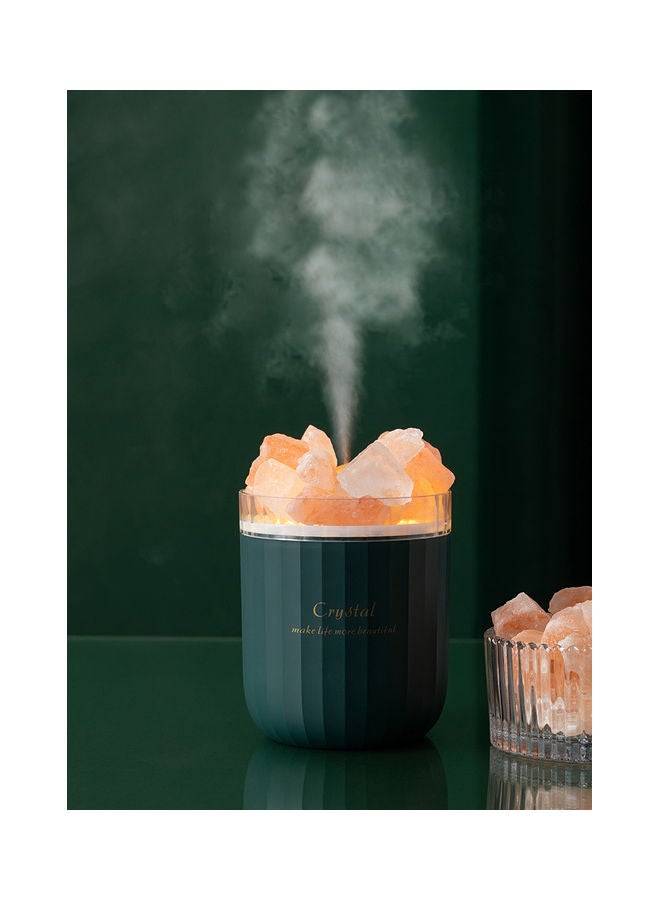 AnneFish USB Rechargeable Crystal Salt Stone Humidifier Green  - Image 5