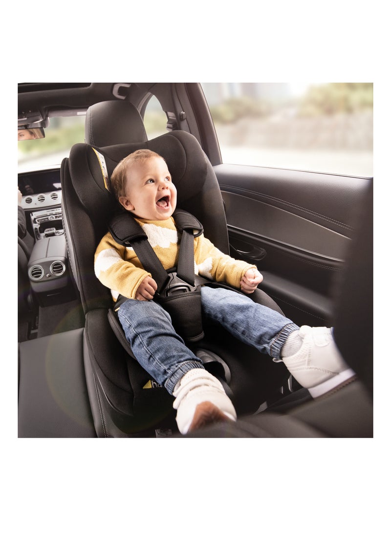 hauck - Varioguard Plus High-quality Material Infant Car Seat With Height-adjustable Backrest Group 0+/1 (0-18Kg), Black Edition - 609163 - Image 1