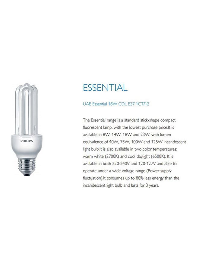 Philips - Essential CFL 18W CDL E27 CooldayLight - Image 1