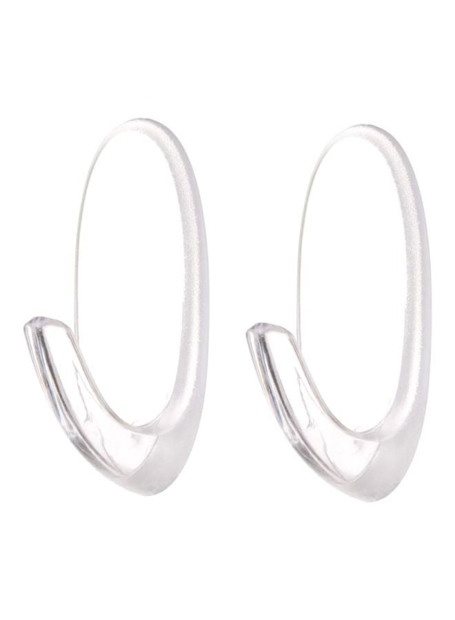 Command 2-Piece Strong And Versatile Damage-free Hanging Hooks With Strips Clear 4x2x2cm  - Image 1