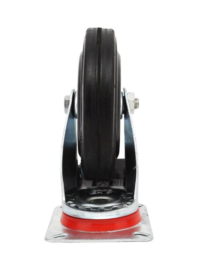BMB tools Industrial Caster Movable Wheel With Brake Silver/Black/Red - Image 3