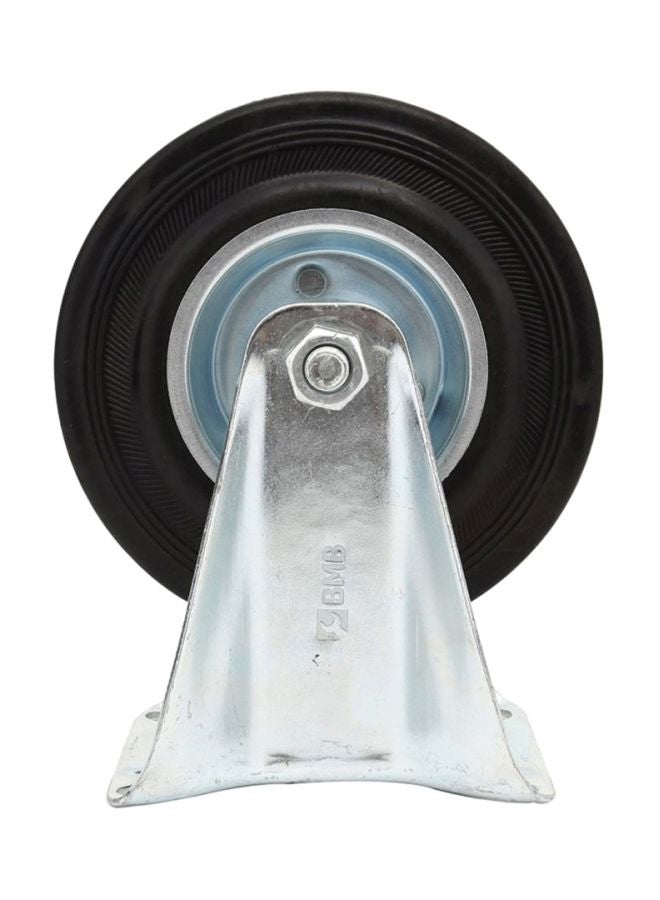 BMB tools Industrial Caster Fixed Wheel Silver/Black - Image 1
