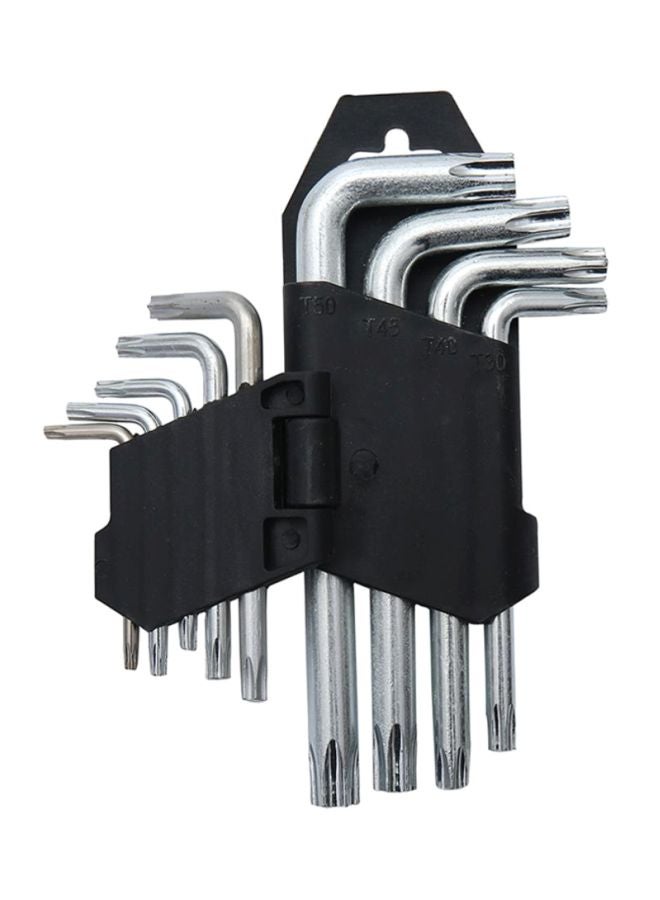 بي إم بي تولز طقم مفاتيح ربط سداسية من 9 قطع أسود/ فضي - Image 2