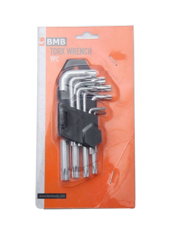 بي إم بي تولز طقم مفاتيح ربط سداسية من 9 قطع أسود/ فضي - Image 3