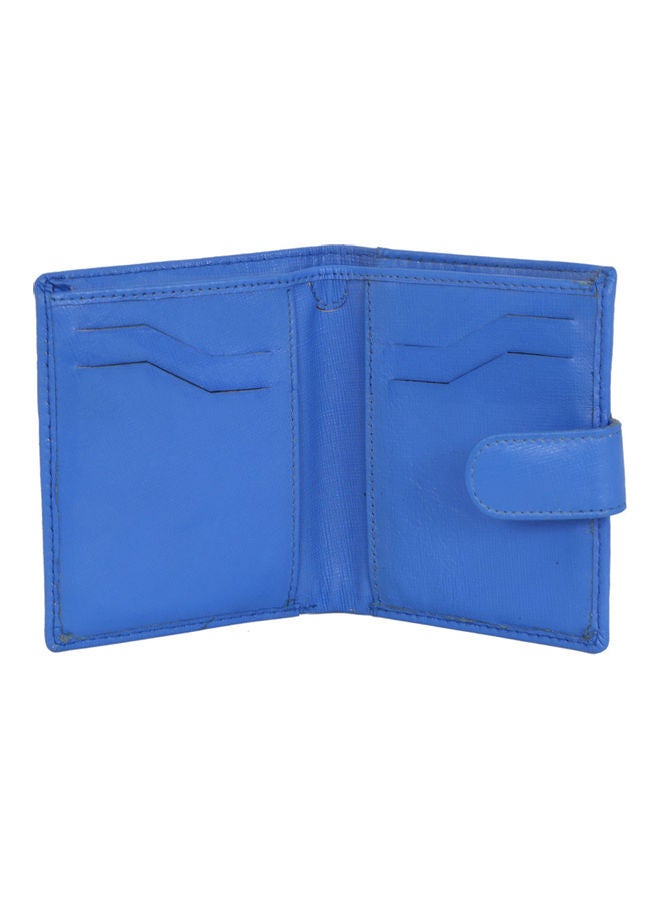 Generic - Solid Pattern Bi-Fold Wallet Blue - Image 1
