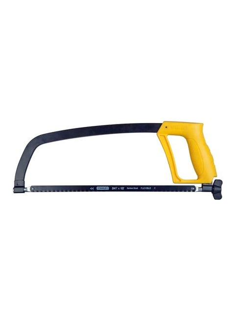 Enclosed Gripped Hacksaw Frame Black/Yellow 26.4x10.5x5.8cm