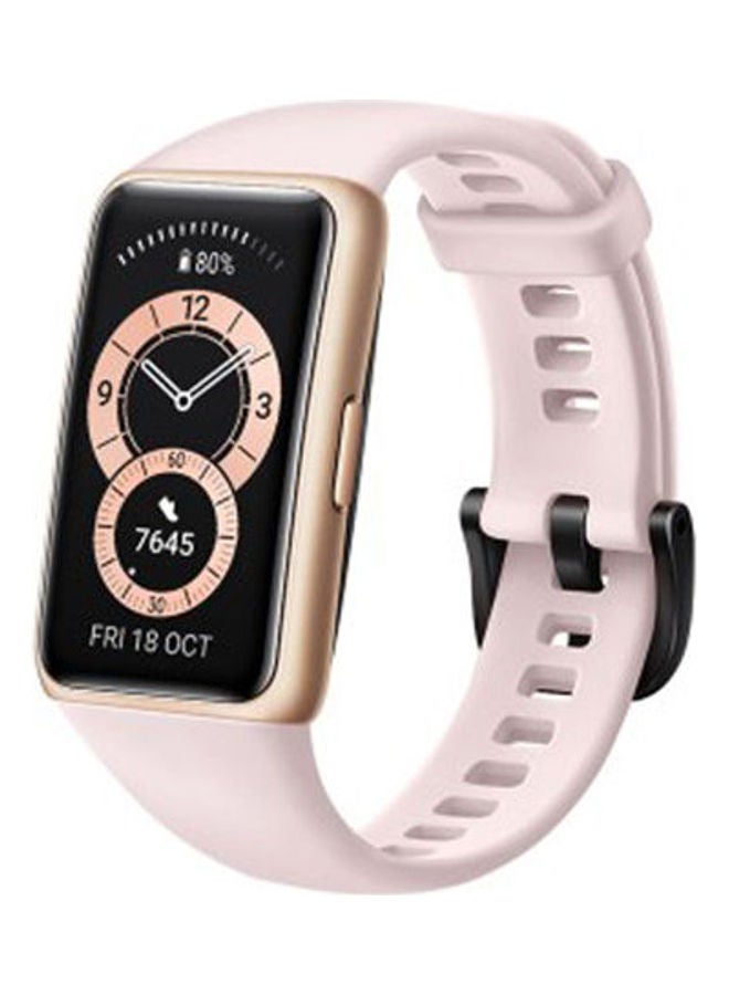 HUAWEI Wrist Band 6 Fitness Tracker Smartwatch Pink  - Image 1