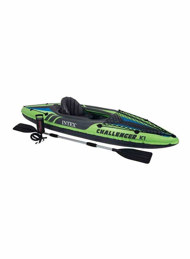 INTEX Inflatable Kayak And Paddle 274x74x33cm  - Image 1