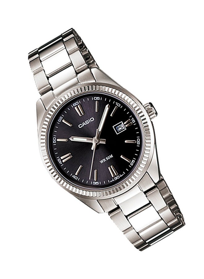 CASIO - Women's Stainless Steel Analog Wrist Watch LTP-1302D-1A1 - 39 mm - Silver - Image 1